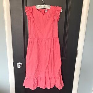 Carters pink dress size 12 cotton linen blend